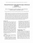 Research paper thumbnail of Thermal Performance of Retrofitted Envelopes with Internal Insulation: a Comparative Analysis