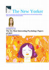 Research paper thumbnail of Best Friends and Better Coping - The New Yorker Six Most Interesting Psychology Papers of 2015