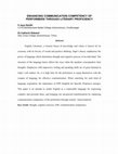 Research paper thumbnail of Enhancing Communication Competency of Performers through Literary Proficiency