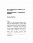 Research paper thumbnail of Sobre la génesis del empresariado. Estudio de un caso del siglo XX en México [On the genesis of entrepreneurship. A case study in the twentieth century in Mexico]