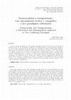 Research paper thumbnail of Transexualidad y transgenerismo. Una aproximación teórica y etnográfica a dos paradigmas enfrentados [Transsexuality and Transgenderism. A Theoretical and Ethnographical Approach to Two Conflicting Paradigms]