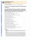 Research paper thumbnail of Accuracy of CT Colonography for Detection of Large Adenomas and Cancers