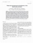 Research paper thumbnail of Tissue and developmental distribution of Six family gene products