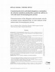 Research paper thumbnail of Characterization of the allergenic and enzymatic activity of somatic extracs obtained from in vitro cultures of the indoor mite Dermatophagoides farinae