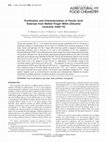 Research paper thumbnail of Purification and Characterization of Ferulic Acid Esterase from Malted Finger Millet ( Eleusine coracana , Indaf-15)