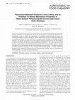 Research paper thumbnail of Peroxidase-Mediated Oxidative Cross-Linking and Its Potential To Modify Mechanical Properties in Water-Soluble Polysaccharide Extracts and Cereal Grain Residues