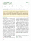 Research paper thumbnail of Enzymatic and Chemical Treatment Limits on the Controlled Solubilization of Brewers’ Spent Grain