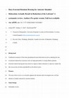 Research paper thumbnail of Does External Rotation Bracing for Anterior Shoulder Dislocation Actually Result in Reduction of the Labrum? A Systematic Review