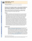 Research paper thumbnail of Serotonin 5-HT2 Receptors Induce a Long-Lasting Facilitation of Spinal Reflexes Independent of Ionotropic Receptor Activity