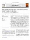 Research paper thumbnail of Runoff generation related to intra-field soil surface characteristics variabilityApplication to conservation tillage context