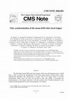 Research paper thumbnail of Fine synchronization of the CMS muon drift tubes local trigger