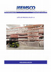 Research paper thumbnail of CATALOGO emsco 2011