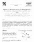 Research paper thumbnail of Determinaton of sildenafil citrate and related substances in the commercial products and tablet dosage form using HPLC