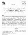 Research paper thumbnail of Effect of the drug-matrix on the stability of enalapril maleate in tablet formulations