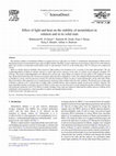 Research paper thumbnail of Effect of light and heat on the stability of montelukast in solution and in its solid state