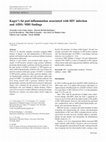 Research paper thumbnail of Kager’s fat pad inflammation associated with HIV infection and AIDS: MRI findings