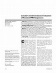 Research paper thumbnail of Lunate Chondromalacia: Evaluation of Routine MRI Sequences