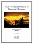 Research paper thumbnail of Solar Thermal Conversion of Biomass to Methanol