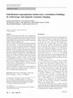 Research paper thumbnail of Full-thickness supraspinatus tendon tears: correlation of findings by arthroscopy and magnetic resonance imaging