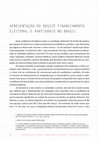 Research paper thumbnail of Apresentação do  dossiê Financiamento  Eleitoral e  Partidário no Brasil (Revista Teoria & Sociedade)