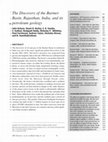 Research paper thumbnail of The discovery of the Barmer Basin, Rajasthan, India, and its petroleum Geology