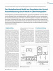 Research paper thumbnail of Der Modell­verbund MoNit zur Simulation der Grundwasserbelastung durch Nitrat im Ober­rhein­graben