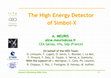 Research paper thumbnail of The High Energy Detector of Simbol-X