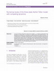 Research paper thumbnail of Numerical study of the three-state Ashkin-Teller model with competing dynamics