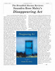 Research paper thumbnail of Saundra Rose Maley's  _Disappearing Act_ (review)