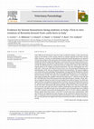 Research paper thumbnail of Evidence for bovine besnoitiosis being endemic in Italy—First in vitro isolation of Besnoitia besnoiti from cattle born in Italy