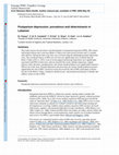 Research paper thumbnail of Postpartum depression: prevalence and determinants in Lebanon