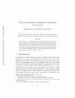 Research paper thumbnail of The Liar-paradox in a Quantum Mechanical Perspective