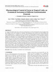 Research paper thumbnail of Pharmacological Control of Estrus in Tropical Cattle, an Economical Assessment of Different Synchronization Protocols ——Economics of Estrus Control in Tropical Cows