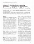 Research paper thumbnail of Impact of prior exercise on hamstring flexibility: a comparison of proprioceptive neuromuscular facilitation and static stretching