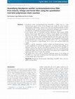 Research paper thumbnail of Quantifying Neodiprion sertifer nucleopolyhedrovirus DNA from insects, foliage and forest litter using the quantitative real-time polymerase chain reaction