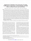 Research paper thumbnail of Angiotensin II Stimulates Gene Expression of Cardiac Insulin-Like Growth Factor I and Its Receptor Through Effects on Blood Pressure and Food Intake