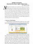 Research paper thumbnail of Mobile Banking - Thi truong phat trien tiem nang