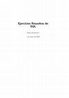 Research paper thumbnail of Ejercicios Resueltos de SQL