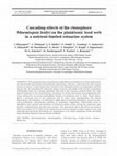 Research paper thumbnail of Cascading effects of the ctenophore Mnemiopsis leidyi on the planktonic food web in a nutrient-limited estuarine system