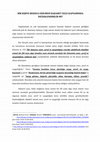 Research paper thumbnail of BİR KİŞİYE BEDDUA EDİLMESİ HAKARET SUÇU KAPSAMINDA DEĞERLENDİRİLİR Mİ