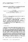 Research paper thumbnail of Application of the WDVI in estimating LAI at the generative stage of barley