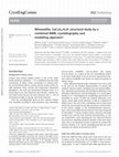 Research paper thumbnail of Whewellite, CaC2O4⋅H2O: structural study by a combined NMR, crystallography and modelling approach