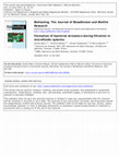 Research paper thumbnail of Formation of bacterial streamers during filtration in microfluidic systems