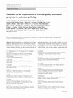 Research paper thumbnail of Guideline on the requirements of external quality assessment programs in molecular pathology