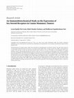 Research paper thumbnail of An immunohistochemical study on the expression of sex steroid receptors in canine mammary tumors