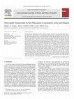 Research paper thumbnail of Heat transfer enhancement by flow bifurcations in asymmetric wavy wall channels