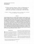 Research paper thumbnail of Cytokine Genotype Suggests a Role for Inflammation in Nucleoside Analog-Associated Sensory Neuropathy (NRTI-SN) and Predicts an Individual's NRTI-SN Risk