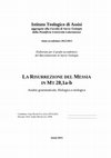 Research paper thumbnail of La Risurrezione del Messia in Mt 28,1a-b