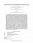 Research paper thumbnail of Orbital Maneuvering with Spinning Electrodynamic Tethers