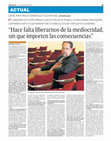 Research paper thumbnail of Interview about the political situation in Spain and the the myth of Al-Andalus, 2015